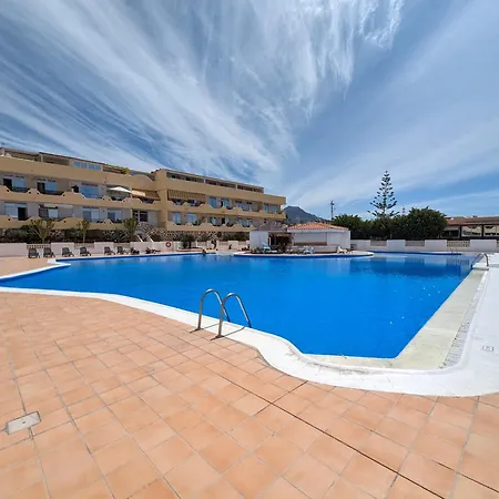 Comfortable 2-Bedroom Duplex In Playa Paraiso With Ocean View, Balcony, And Shared Pool Costa Adeje  Exterior photo